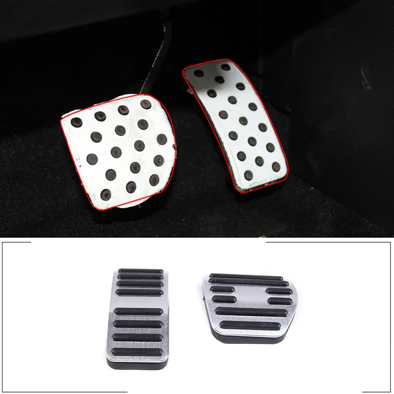 

For Mercedes Smart 453 Fortwo 2016-2021 Car Modified Anti-Skid Aluminum Alloy Accelerator Pedal Car Interior Accessories
