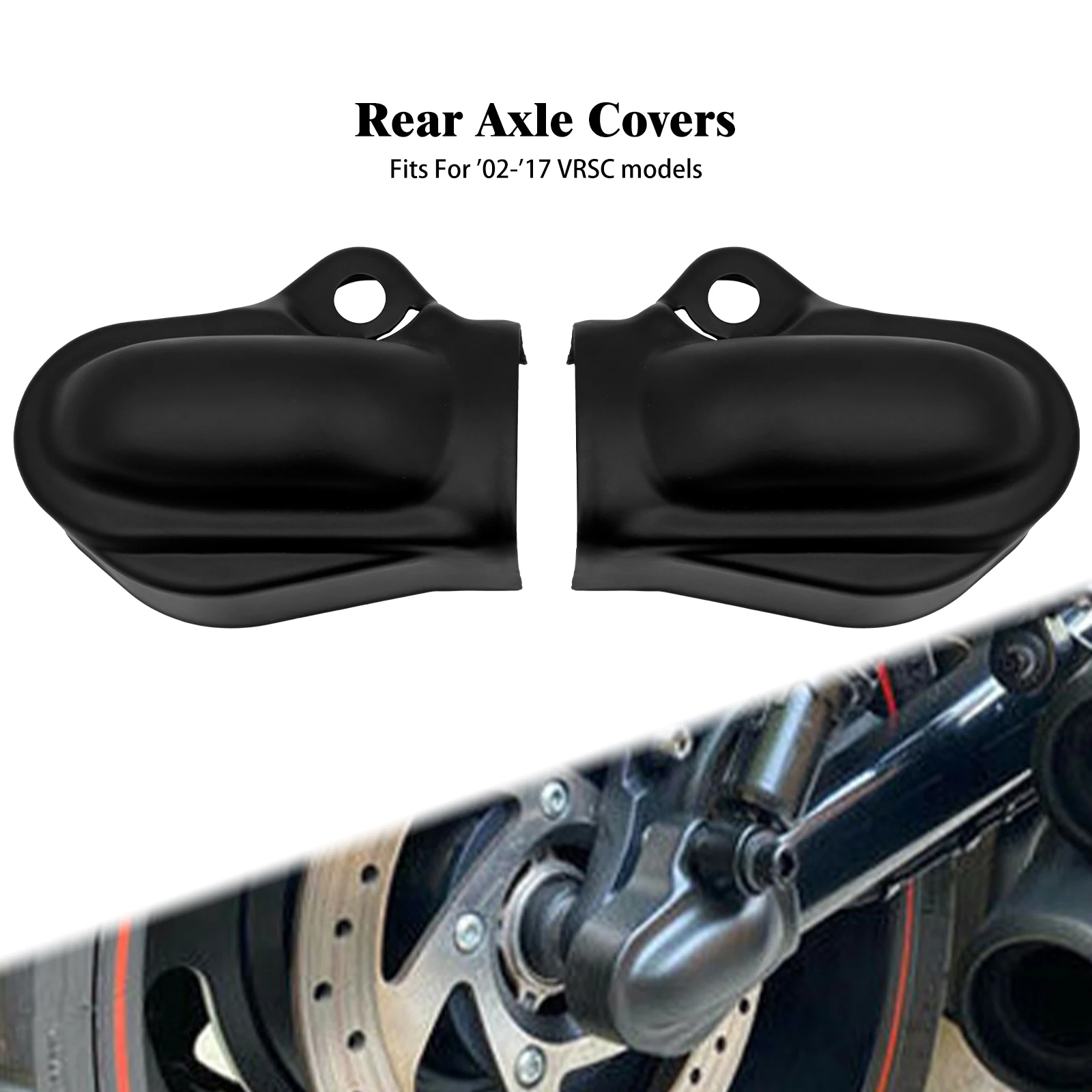 

Motorcycle Rear Axle Cover Wheel Shaft Cap Side Protector Guard For Harley VRSCF V Rod Muscle VRSCF VRSCD Night Rod VRSCD 02-17