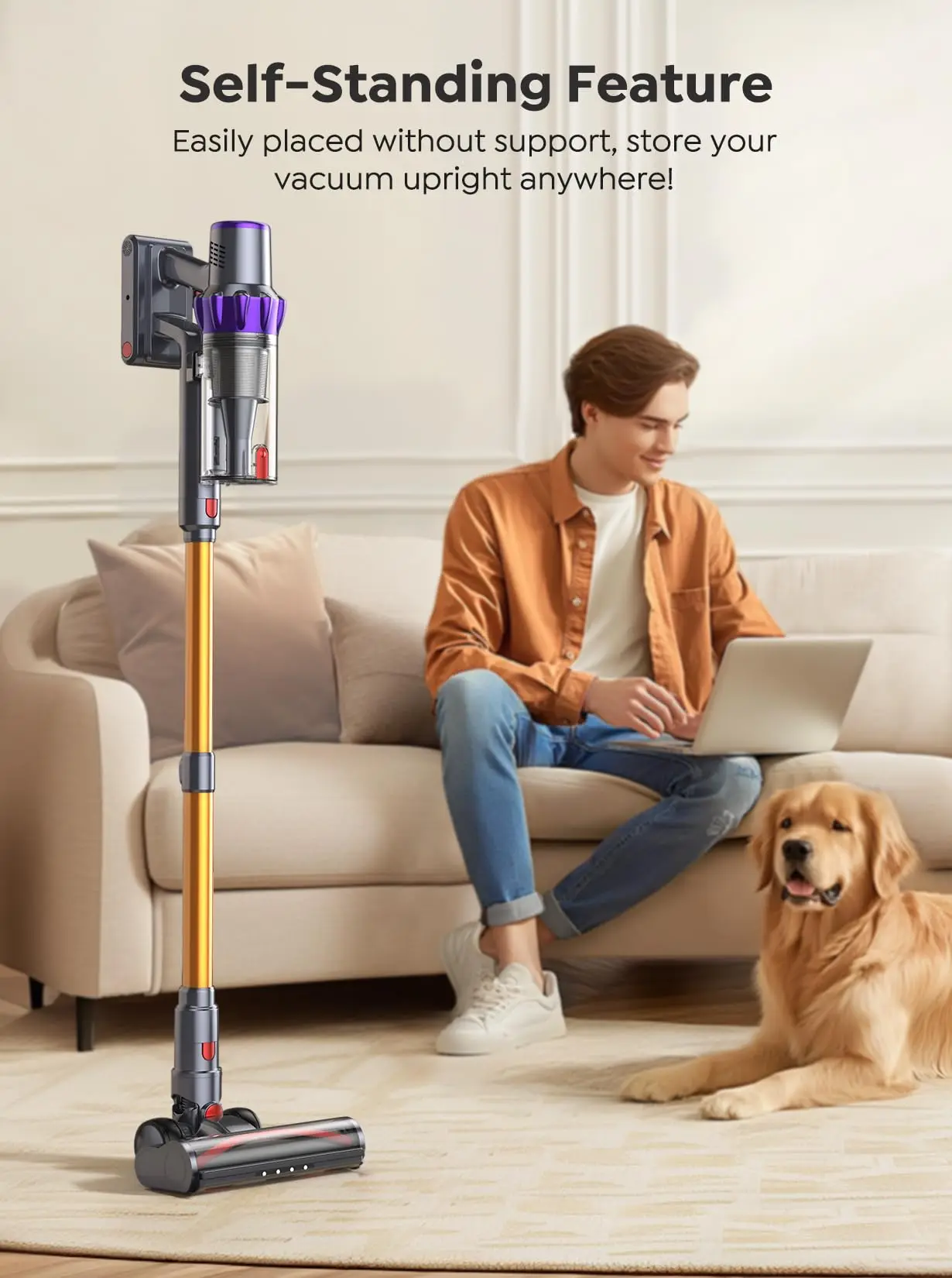 BUTURE VC80 500W 48Kpa Suction Power Handheld Cordless