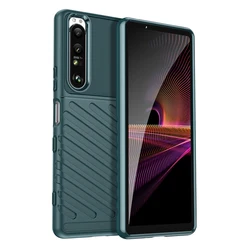 Premium Shockproof Silicone Phone Case - Luxury Cover for Sony Xperia 1 III (Emerald Green)