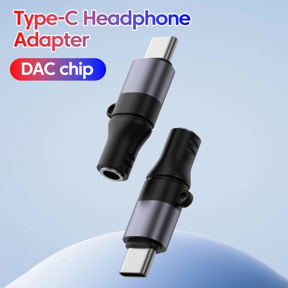 Adaptateur Audio DAC pour casque d'écoute, Mini Type C à 3.5MM, convertisseur mâle vers Jack 3.5MM femelle pour iphone 15 16 17 Samsung
