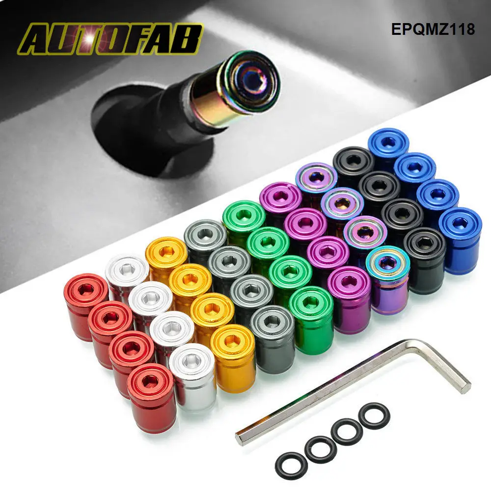 AUTOFAB4PCSPACKAntiTheftDustProofAluminumCarTireValveStem