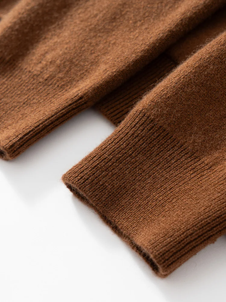 Choice Autumn Winter Men Cashmere Hooded Pullover 100% Pure Cashmere Knitted Sweater Long Sleeve Thick Soft Warm Casual Clothing 6