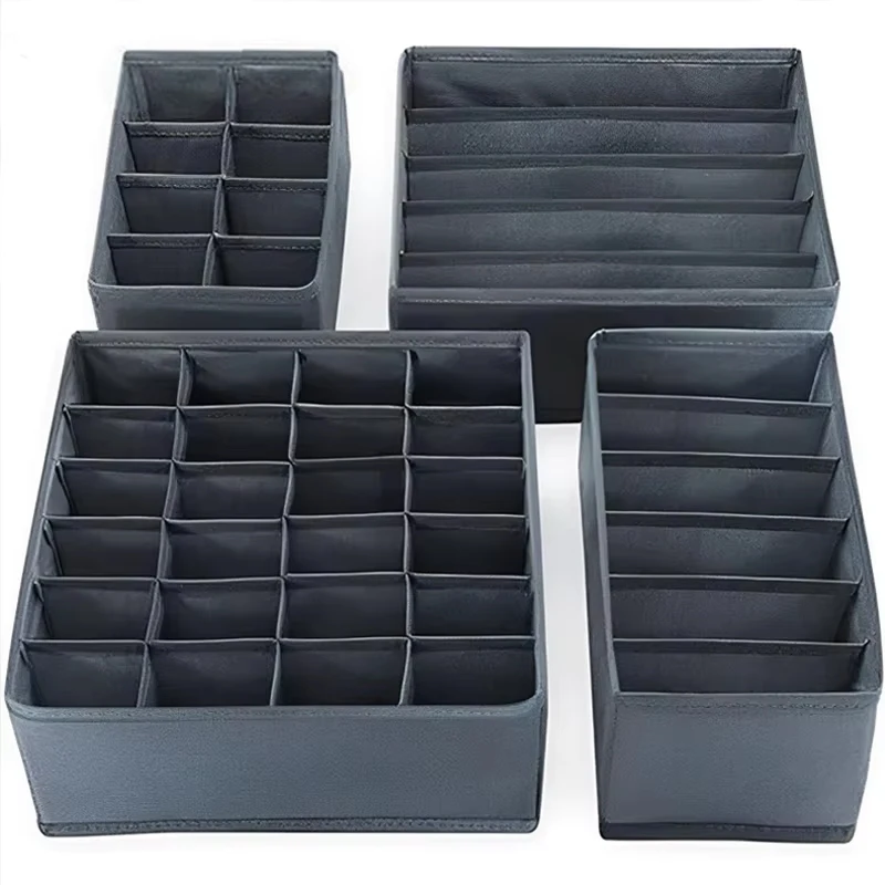 Socks Organizer Underwear Bra Storage Box For Clothes Ties Wardrobe