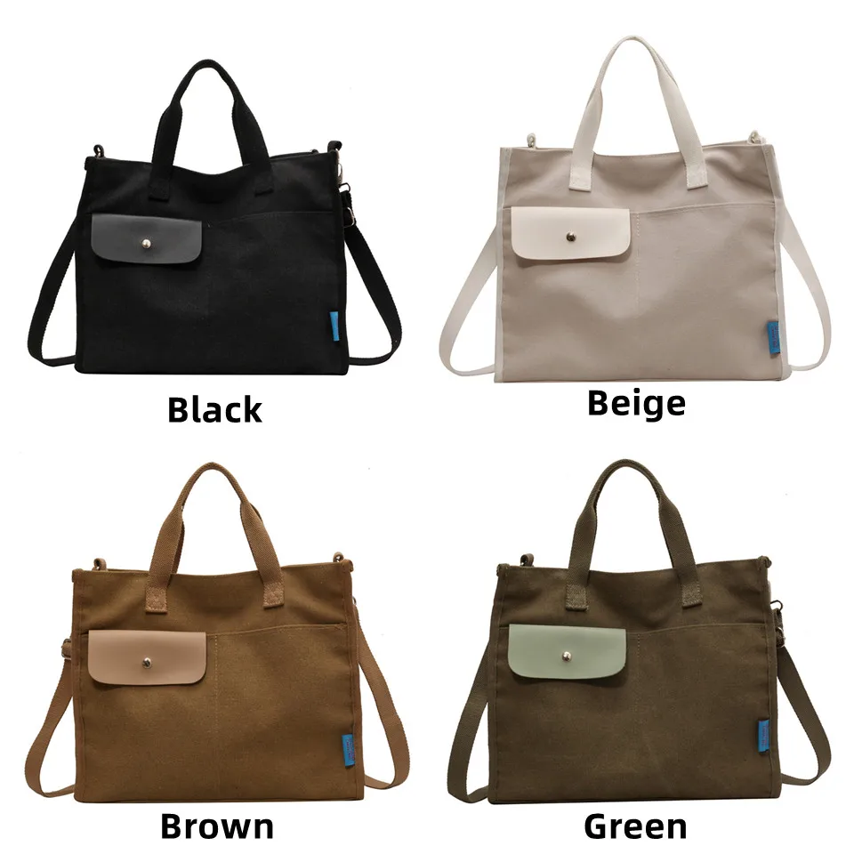 Designer Leisure Crossbody Bags For Women Canvas Handbags Travel Large Tote Multifunction Lady Shoulder Bags