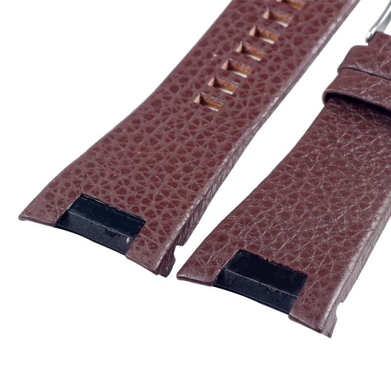 Leather strap for Diesel DZ4246/1216/1273 pin buckle men's notch strap 32MM
