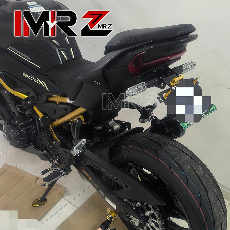 오토바이 고정 및 접이식 후면 번호판 홀더 브래킷 테일 티디 펜더 부품 Z900 Z900SE Z 900 SE 2025 2026+ 액세서리