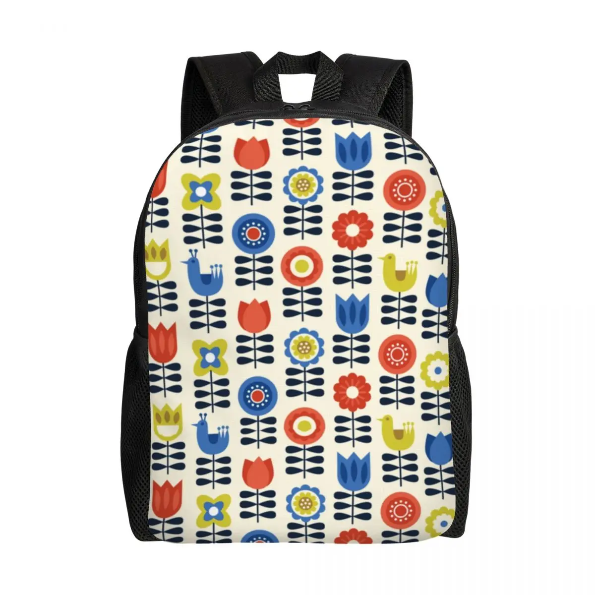 

Винтажные рюкзаки Orla Kiely для мужчин и женщин, водонепроницаемые школьные ранцы в скандинавском стиле с абстрактным рисунком, сумки для книг
