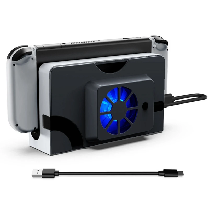 Per Nintendo Switch Oled Ventola Di Raffreddamento Esterna Ventola Di Raffreddamento Host Stand Ventola Di Raffreddamento Per Switch Oled Docking Stat