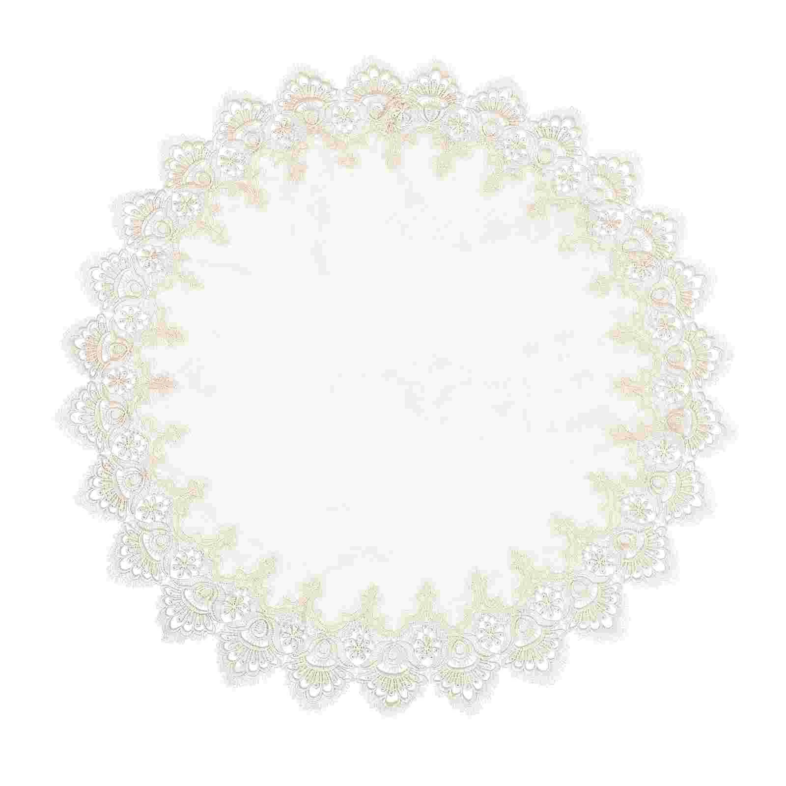 

Lace Elegant Lampshade Home Round Shape Multifunctional Protective