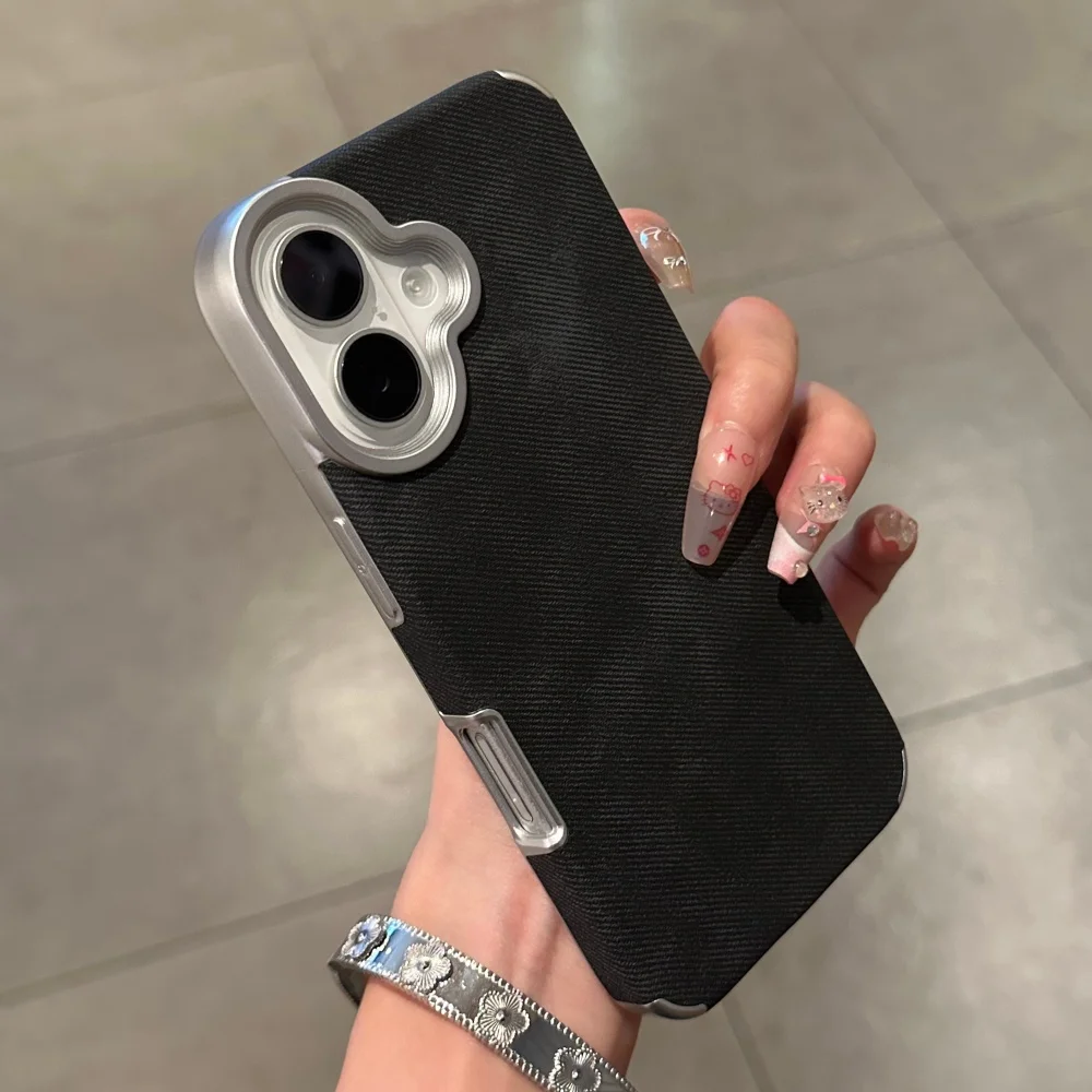 ตัวเลือกสินค้า เคสผ้าลินินกันกระแทก iPhone 17/16/15/14/13/12/11 Pro Max