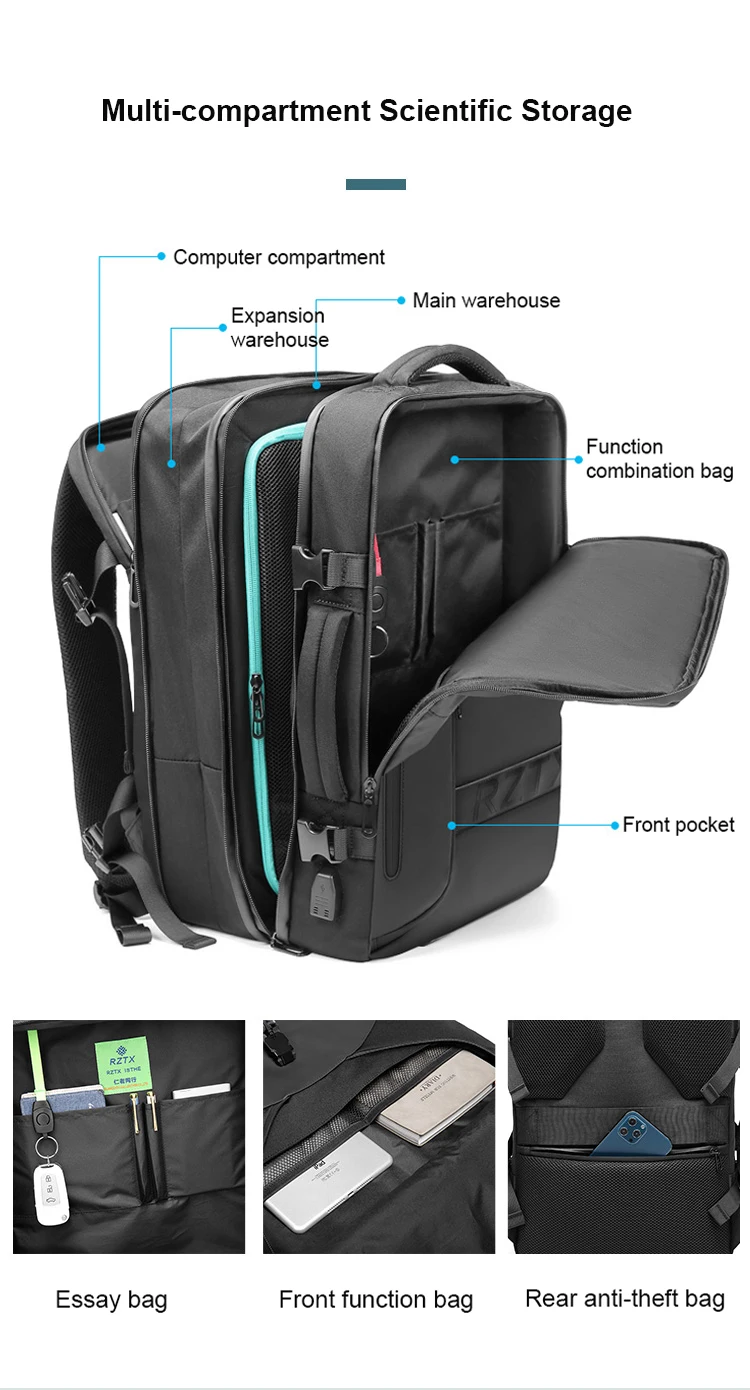Sac à dos Airbag Sac à dos étanche Voyage Sac à dos | Diversi