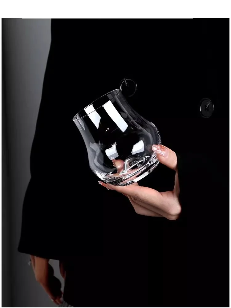 Crystal Glass Coffee Cup, Heat-Resistant Latte Mug, Water Cup, Milk, Beer, Juice, Tea, Wine Glass, 360ml