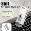 8 in 1 Computer Keyboard Cleaner Brush Kit Earphones Cleaning Pen For Headset Keyboard Cleaning Tools Cleaner Keycap Puller Kit 1