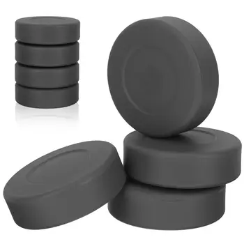 4PCS Ice Hockey Pucks – Durable Rubber Training Pucks for Practice & Games, Standard Official Size 1