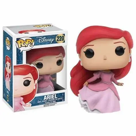 thumbnail image 1 of Figuras de acción Funko POP de la princesa Ariel, Bella, Blancanieves, Elsa, Rapunzel, Cenicienta, Tiana, Campanilla, Jasmine, juguetes de colección., 1 of 5