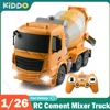 DOUBLE E E578 RC Trucks 1/26 Construction Toys Vehicles Remote Control Cars Cement Mixer Truck Engineering Toys for Boys Gift 1