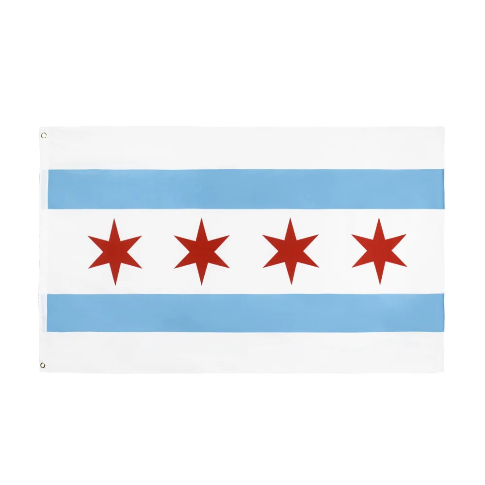 souvenir prudential building Chicago Illinois felt banner flag pennant