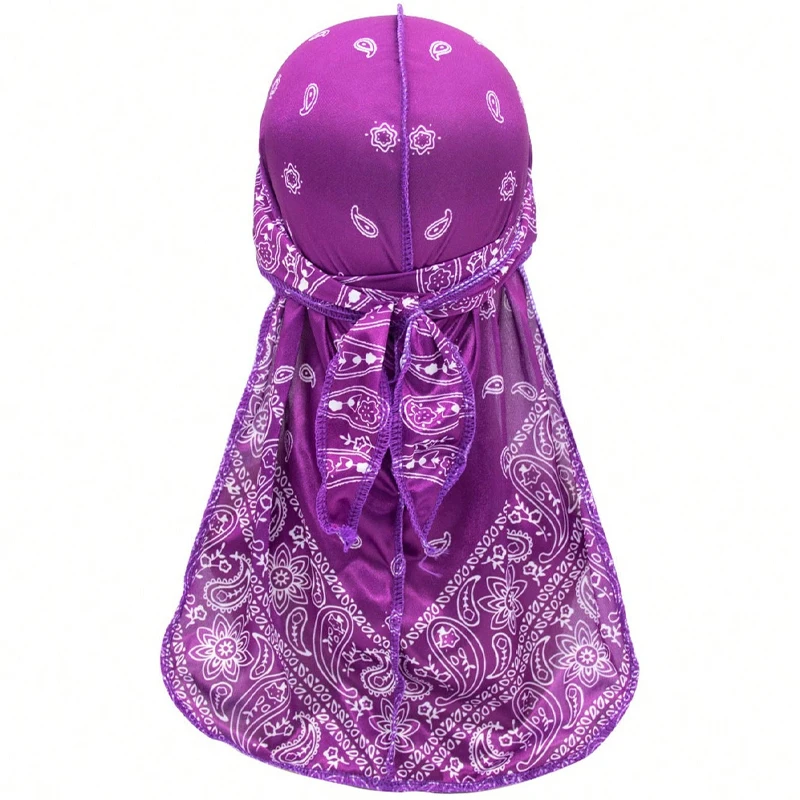 Turban-Hut, bedruckte Perücken, Biker-Kopfbedeckung, Piratenhüte für Männer, Haarschmuck, lange Schwanzbänder, Bandanas, Piratenhut, Piratenkostüm – Detail 12