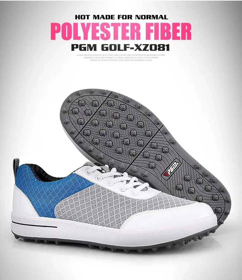 PGM Golf Shoes Women Golf Sports Leisure Shoes Super Fiber Breathable Sports Outdoor Authentic Training Sneakers
