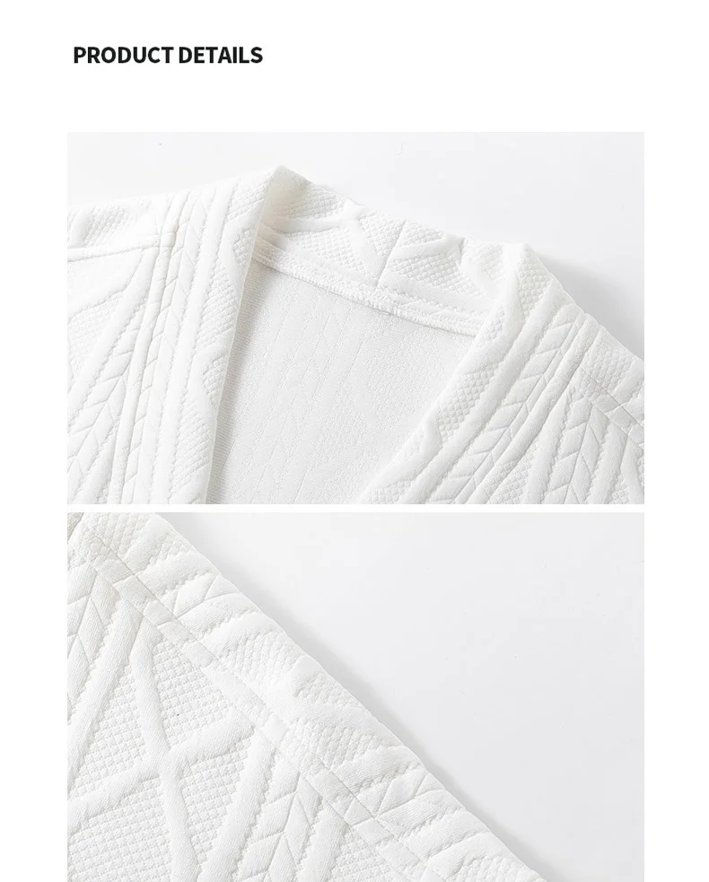 8XL Plus Größe Zopfmuster Strickjacke Männer V-ausschnitt Diamant Muster Pullover Übergroßen Herbst Winter Stricken Pullover Lose Fit Strickjacken – Detail 2