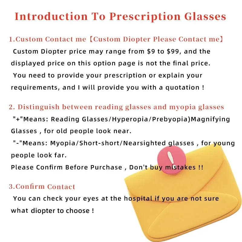 Designer Square Glasses Frame Prescription Optical Lenses Reading Glasses Anti Blue Light Simplicity Glasses FELRES +1.75 +2.25 6