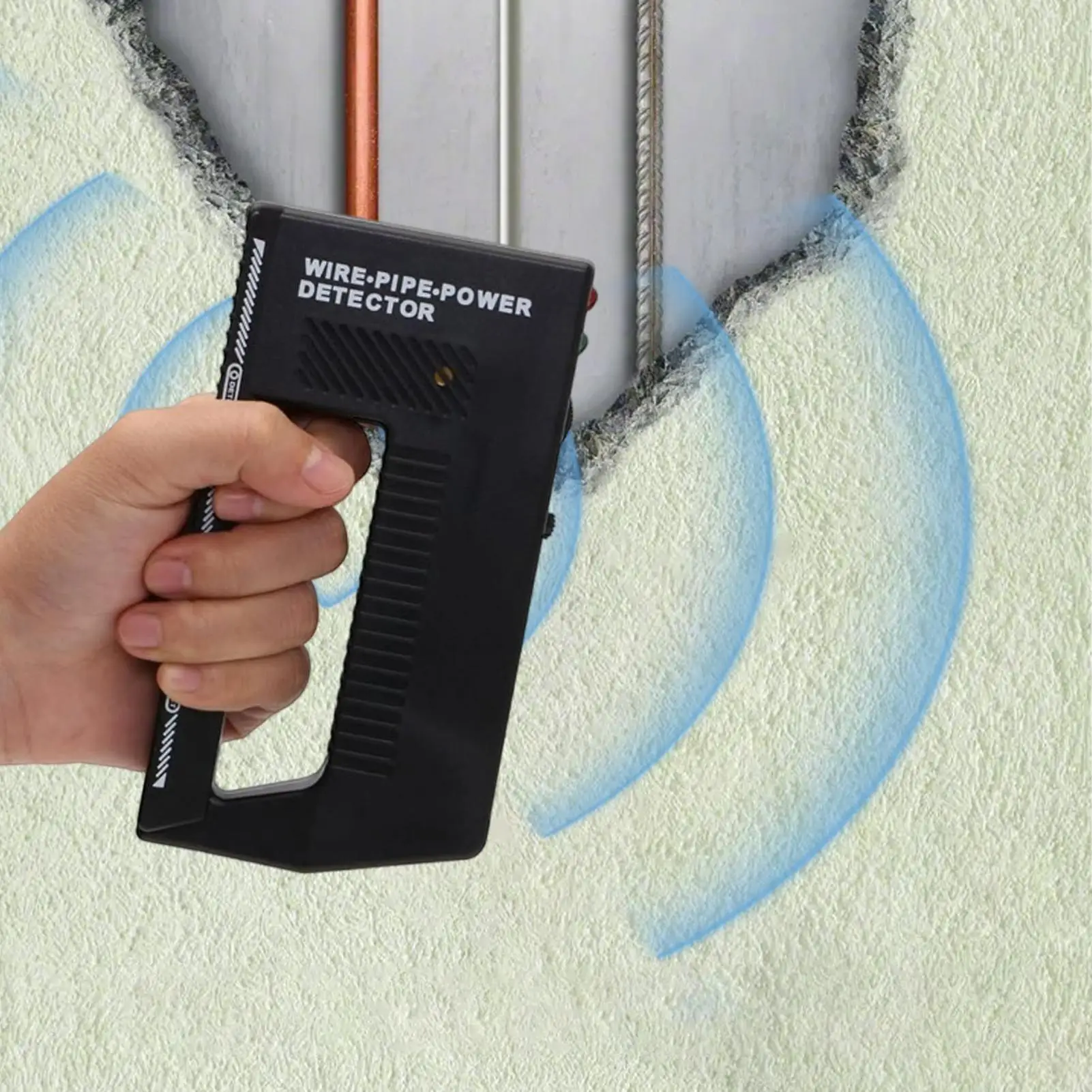 WPP123 Wire Pipe Power Detector Wall Scanner Metal Detector Adjustable Wood Stud Finder Wall Scanner for Indoor Structure
