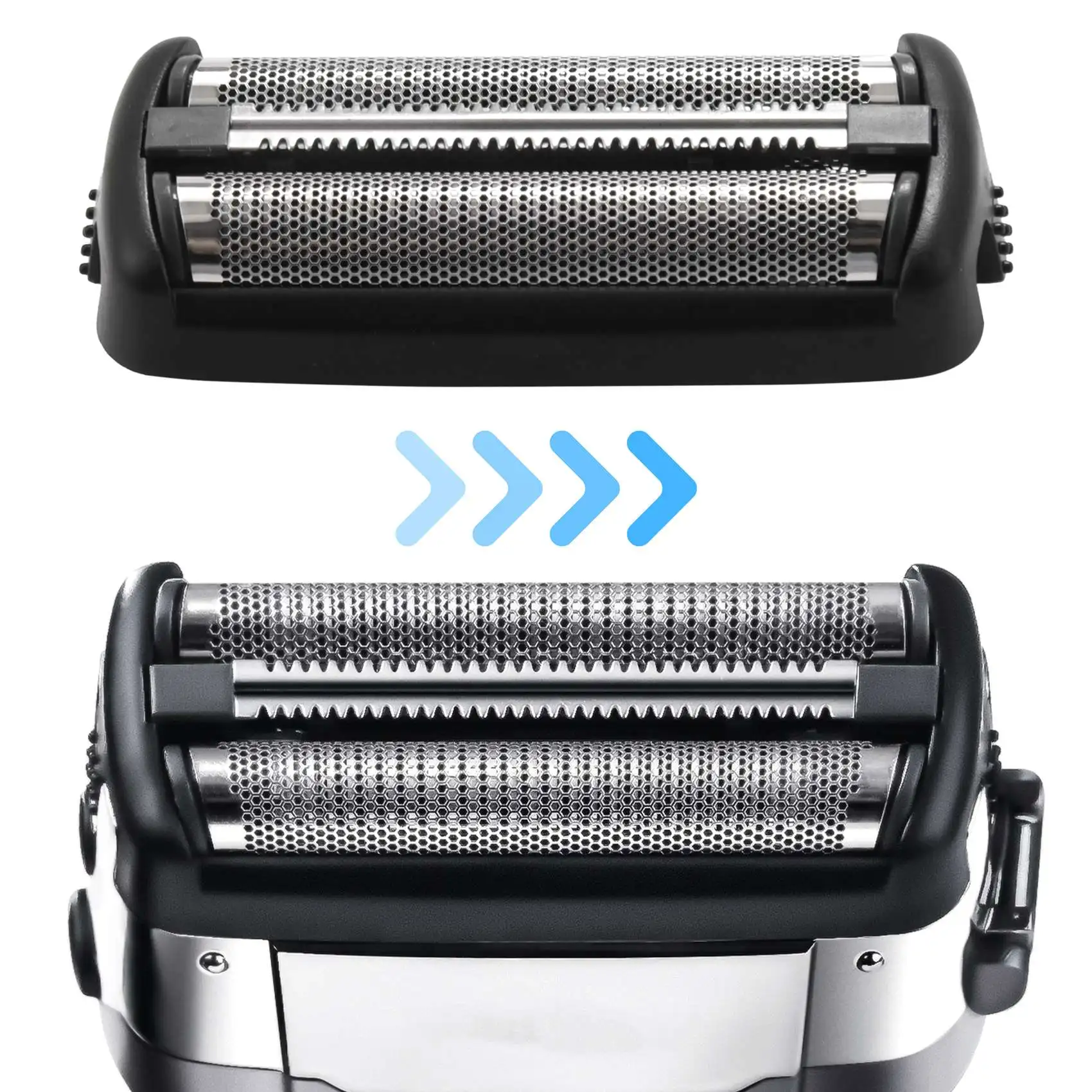 Hair Clipper Blade for SURKER RSCX-9008 Shaver Blade Razor Replacement Shaver Head for Men 3
