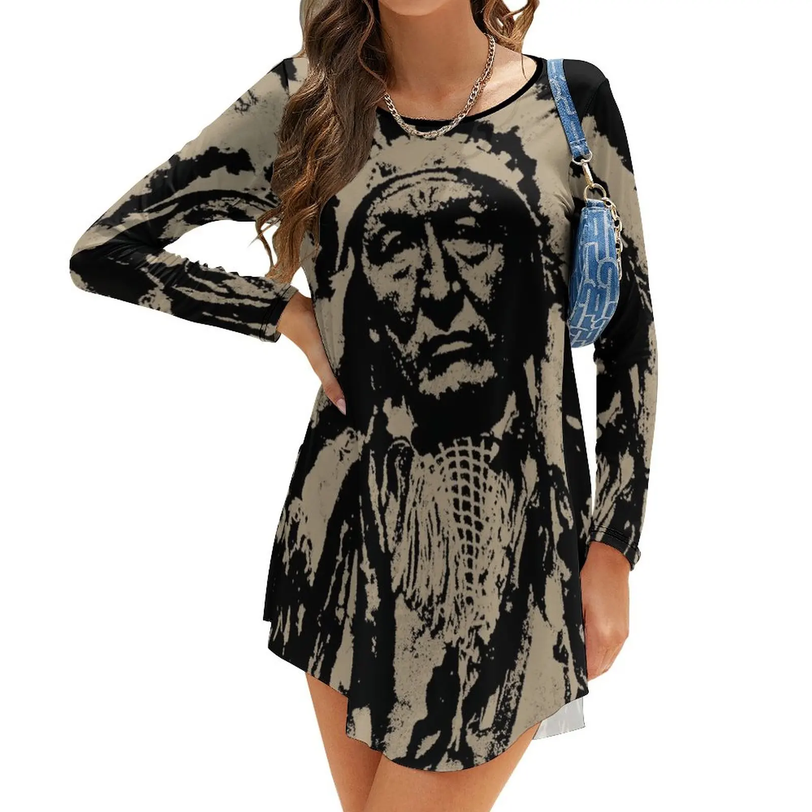 

LABAN LITTLE WOLF Long-Sleeve Dress dresses for prom prom dress 2024 dress for women summer women summer 2024