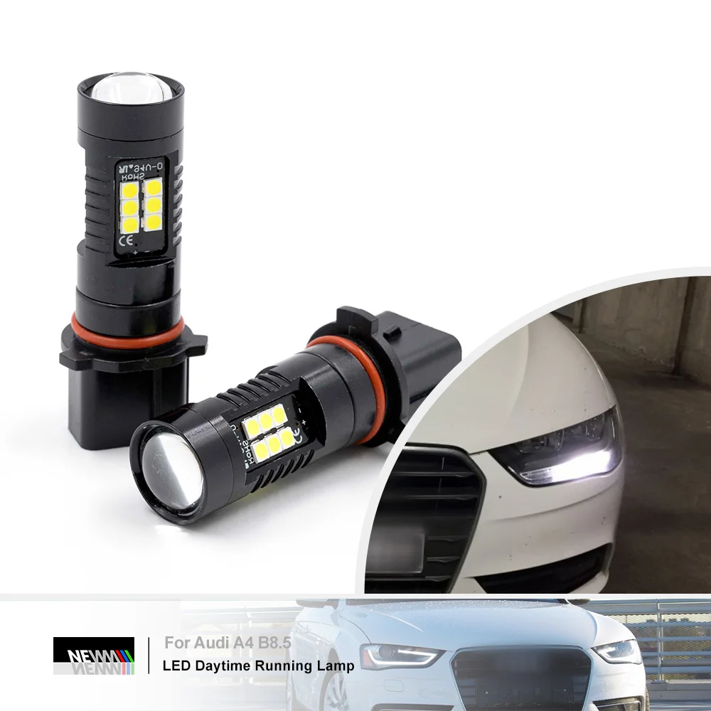 ƿ LED ְ  , ĵ DRL ڵ 工, ְ, Audi A4 Mk4 B8.5 Restyling A5 8T 8F ̽Ʈ PSX26W H28W