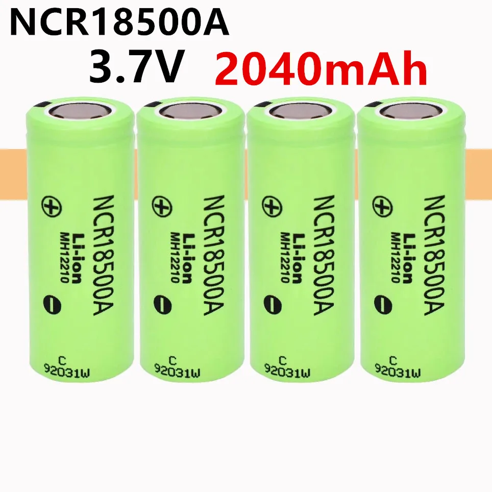 

original 3,7 v 18500 2040mah bateria de íon lítio para panasonic ncr18500a 3,6 brinquedo tocha lanterna ect