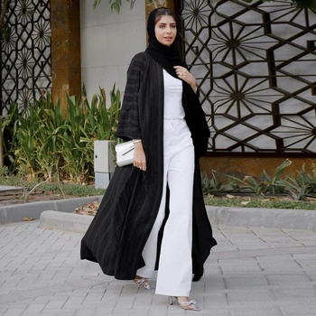 Open Abaya Women Eid Turkey Kaftan Dubai Luxury Muslim Fashion Clothing Islam Robe Femme Musulmane