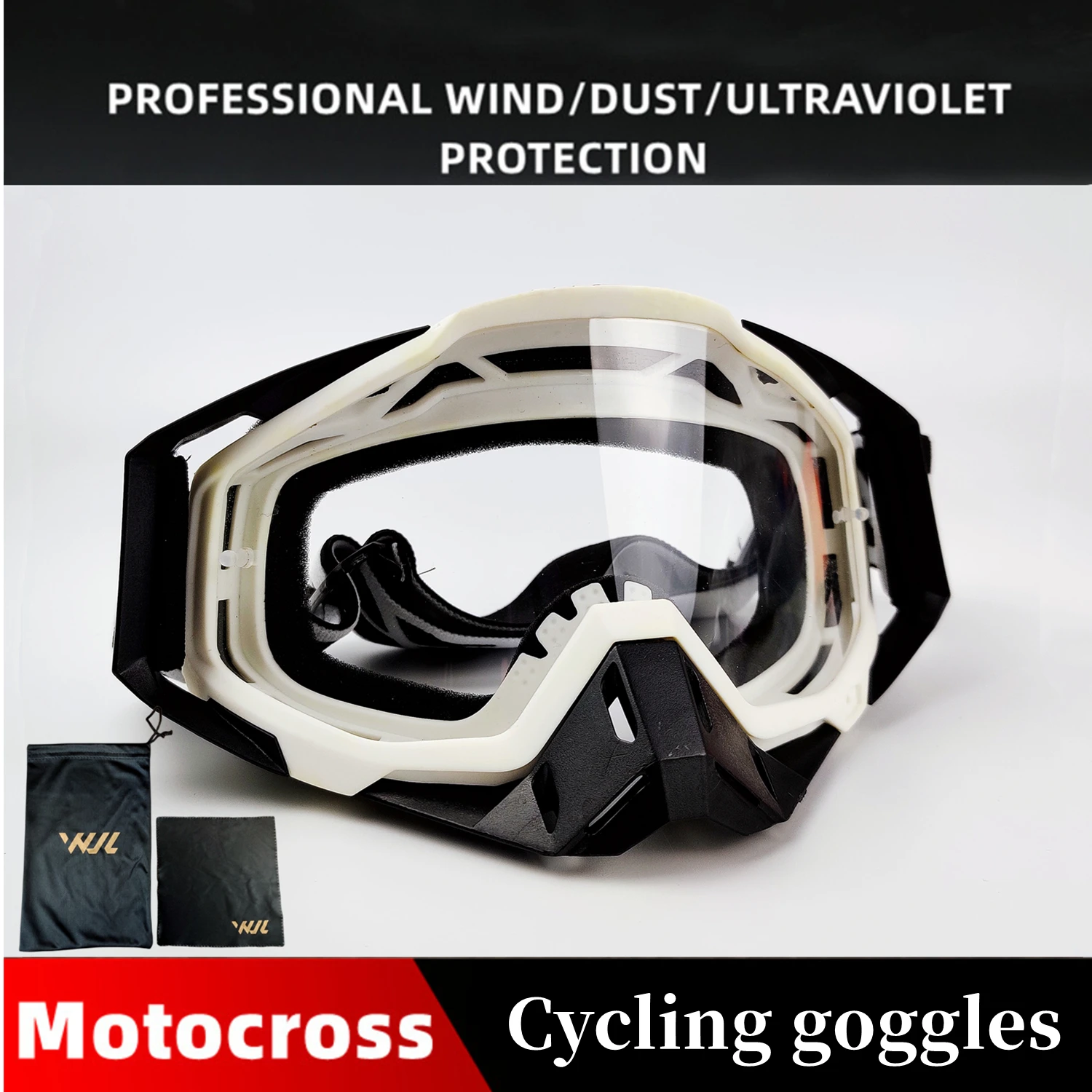 2pcs Motorcycle Goggles Lens Transparent Blue Black Knight Motocross Goggles Lens Mx Windproof Uv Protection Outdoor - Glasses - AliExpress