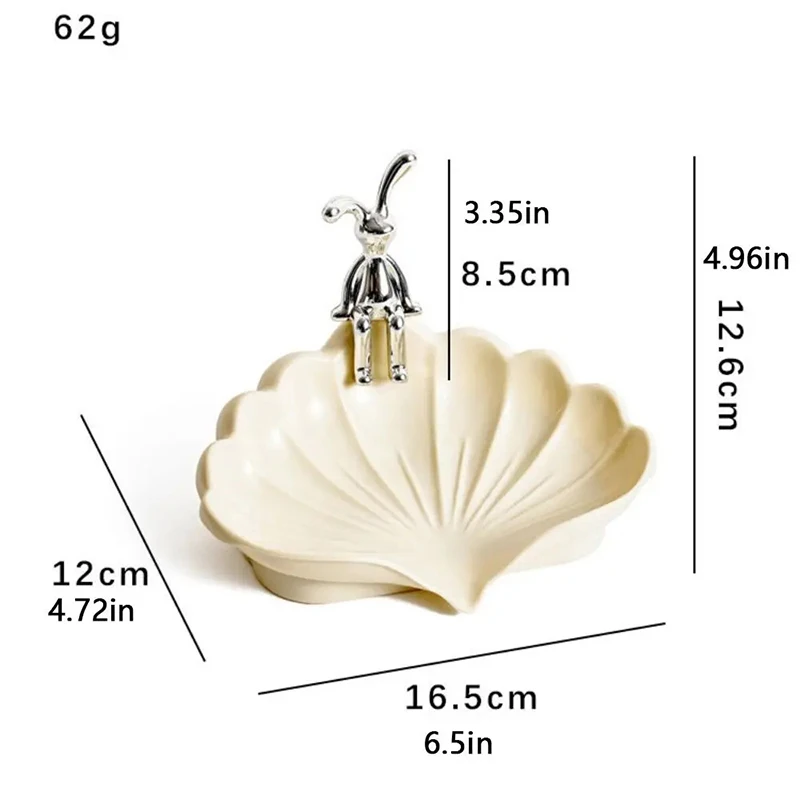 Scatola Di Sapone A Forma Di Conchiglia Naturale 쉘, 비누 바 화장대 테이블 쉘 Portasapone 휴대용
