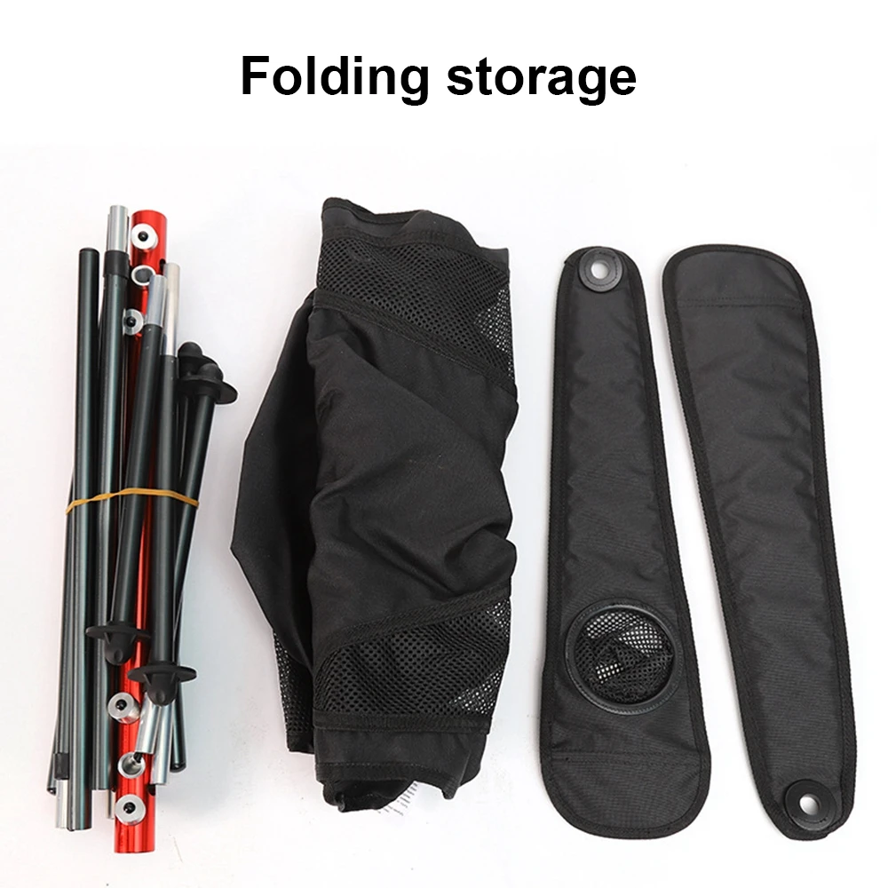 Desert Fox Camping Chair Armrest Outdoor Folding Chair Carry Bag Long Backrest Fishing Hiking Climbing