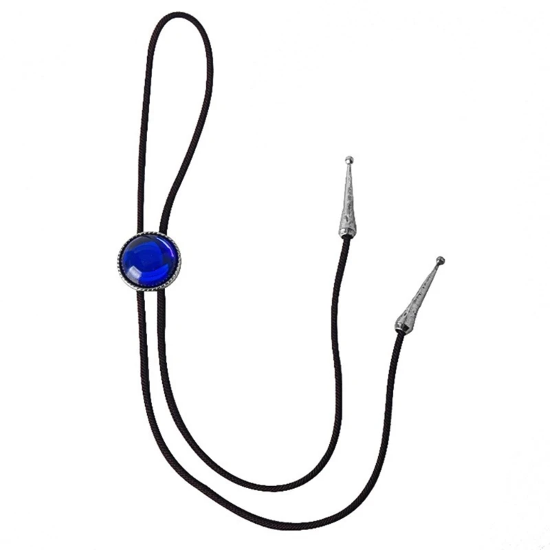 

Bolo Tie Elegant Crystal Necklaces for Teens Women Bolo Tie Pendant Collar