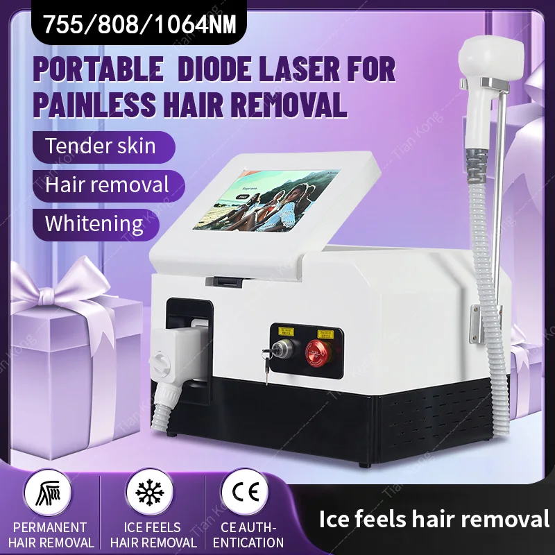 

2024 Ice Platinum 2000W Diode L-aser Hair Removal 808 Diode L-aser 755 808 1064 Beauty Machine