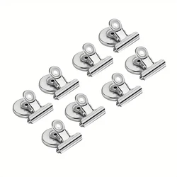 Set of 4/8 Heavy-Duty Strong Grip Magnetic Clips for Home and Office Display (8 Pcs)