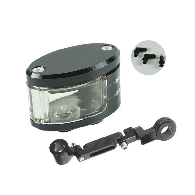 Motorcycle Tuning Parts CNC Aluminum Front Brake Oil Cup Brake Pump Straight Push Models Universal Clutch Tank Oil Cup