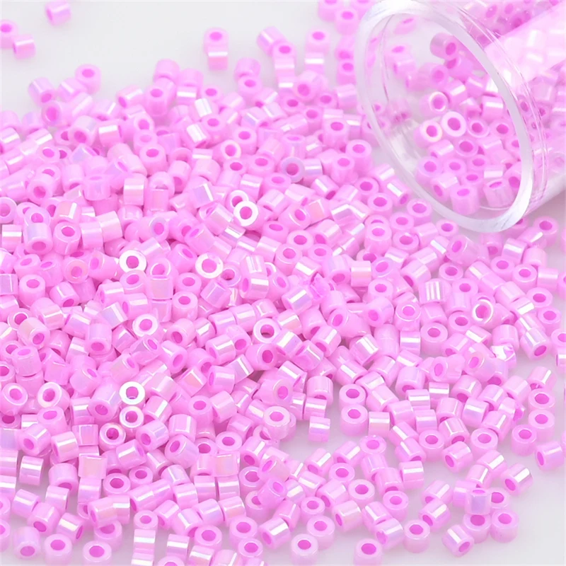 2mm Bunte Japan Glas Rocailles 10/0 Lose Spacer Rocailles für Handarbeiten Schmuck Machen DIY Charms Handgemachte Nähen – Detail 17