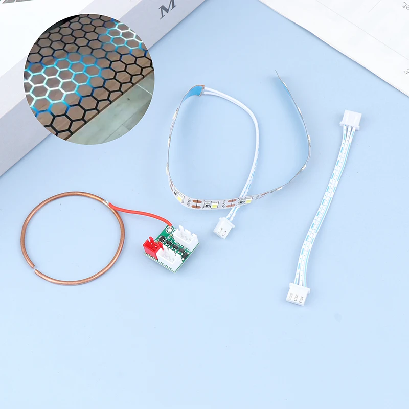 

Tiktok Network Red Same style river table air separation touch induction switch touch induction cellular coil light strip