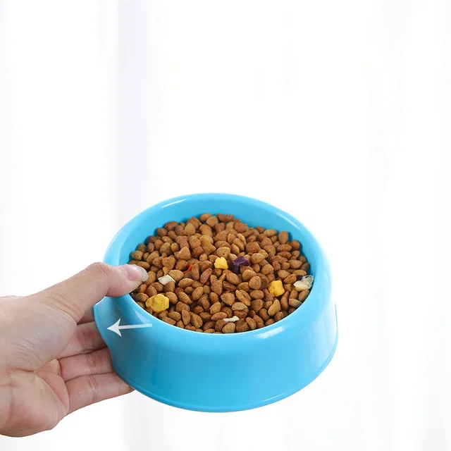 Pet Dog Cat Bow lRound Water Food Feeder Feeding Drinking Round Bowl for Dogs Cats Kitten Puppy Small Animal Pet Accessories 5