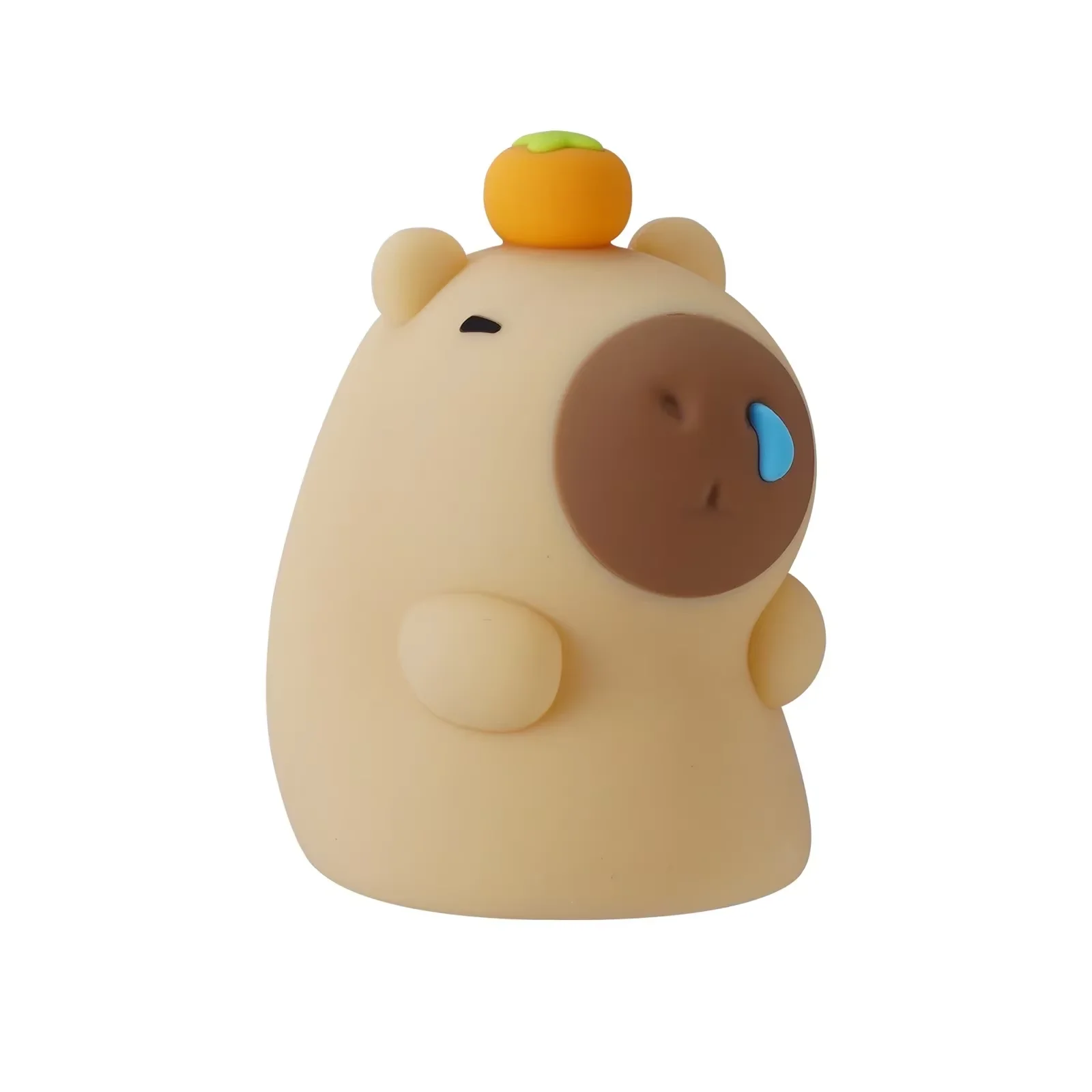 Cute Silicone Capybara Night Light Children's Gift USB Rechargeable Animal Touch Bedside Slepp Lamp