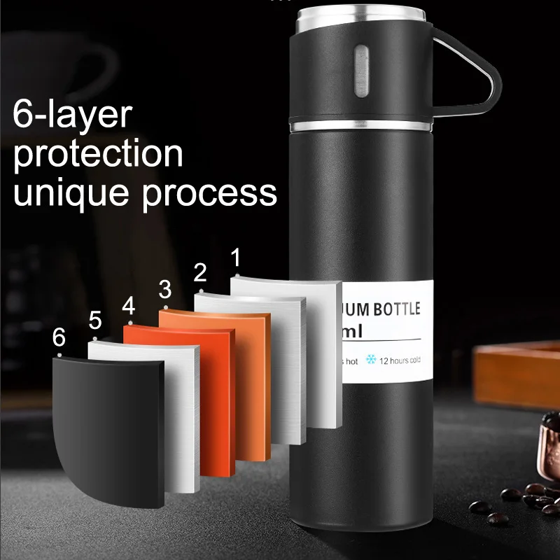 Thermos Bottle For Water Coffee Insulated Keeps Hot And Cold