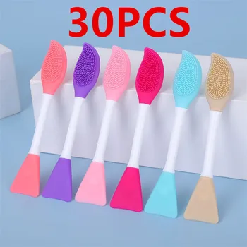 Double-Ended Silicone Face Mask Brush,Facial Cleansing Brush Premium Soft Facial Masks Other Skin Care Applicator Tool for Cream
