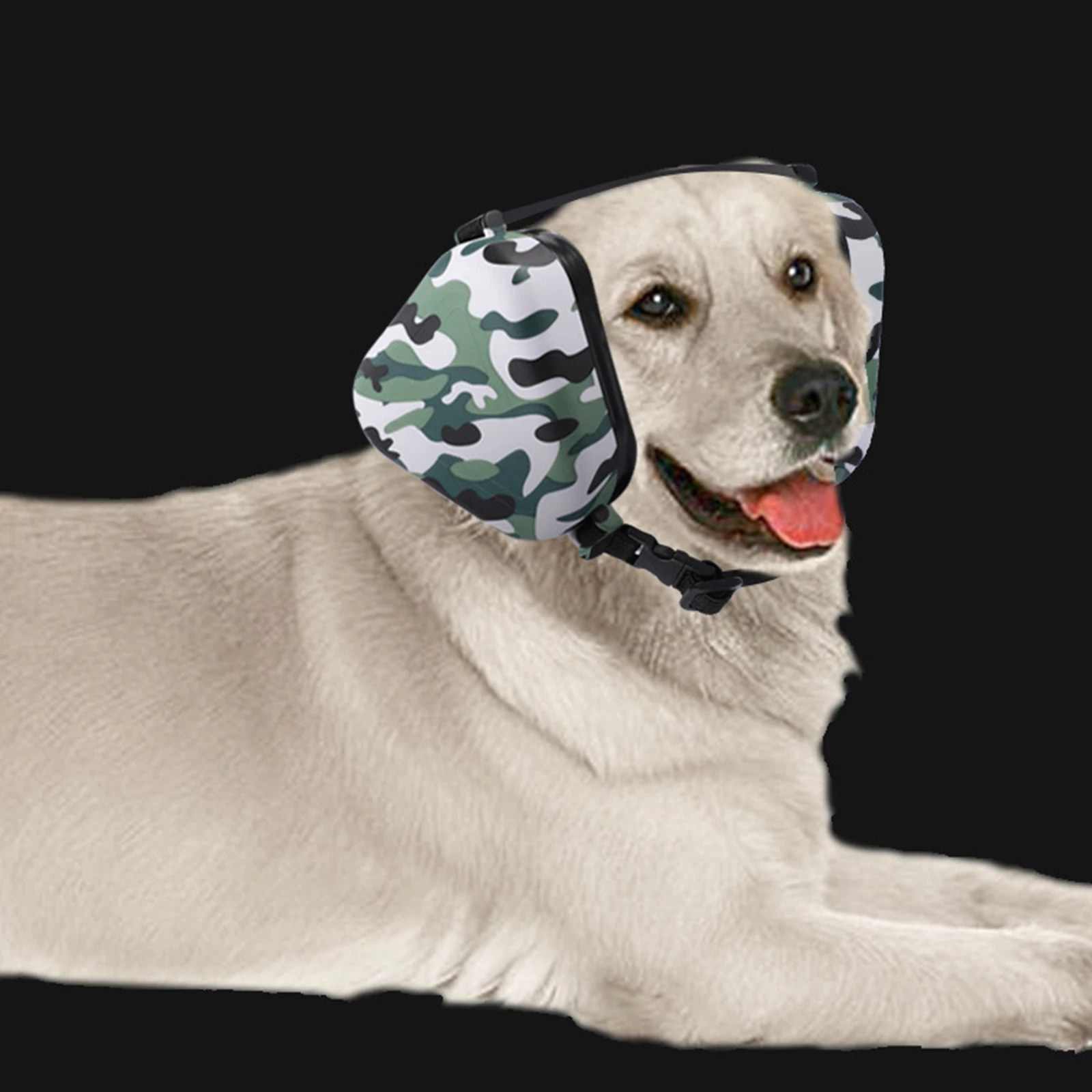 Dog Ear Muffs with Fast Snap Lock Noise Canceling Ear Muffs Dog Hearing Protection Earmuffs for Fireworks Thunder Vacuums