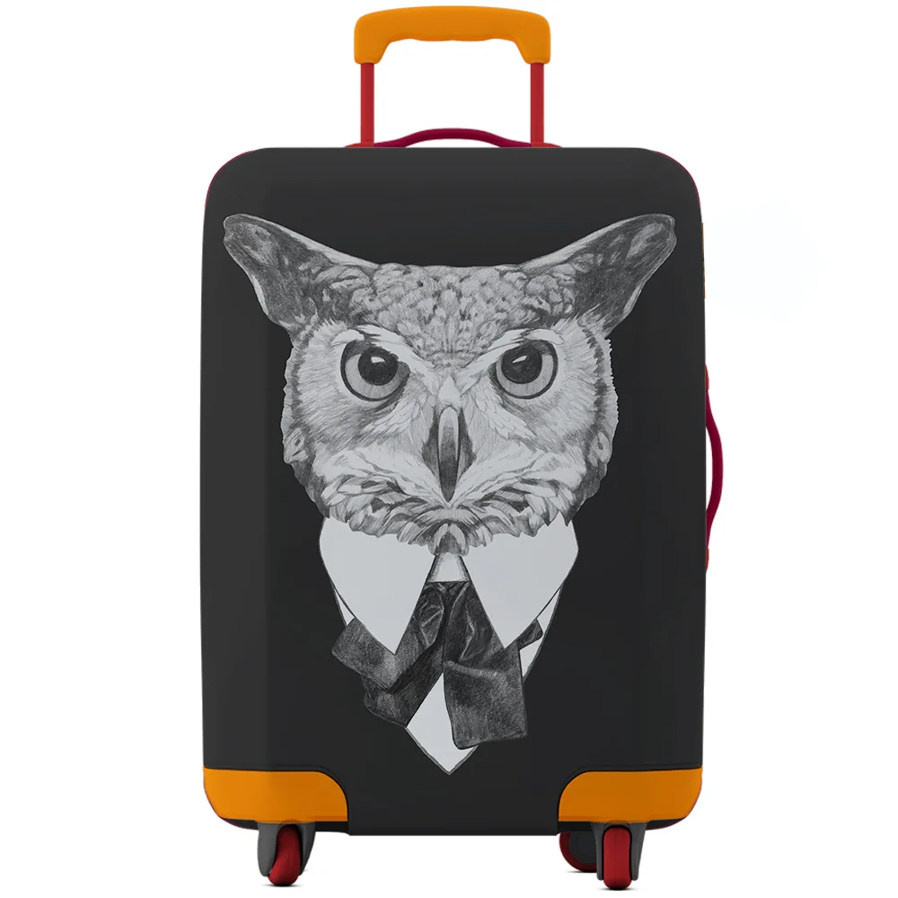 thumbnail image 1 of Funda de equipaje de tela elástica, funda protectora para maletas, funda protectora para equipaje, adecuada para maletas de 18 a 32 pulgadas, organizador de viaje, 1 of 5