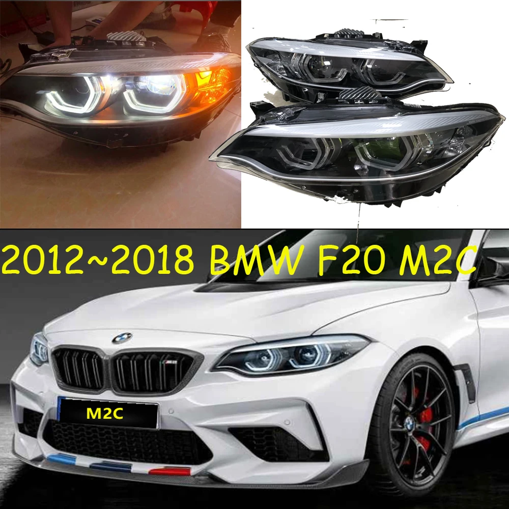 

1pcs car bumper 2series headlamp for BMW M2C F20 headlight 2012~2018y car accessories for BMW F20 M2C fog light