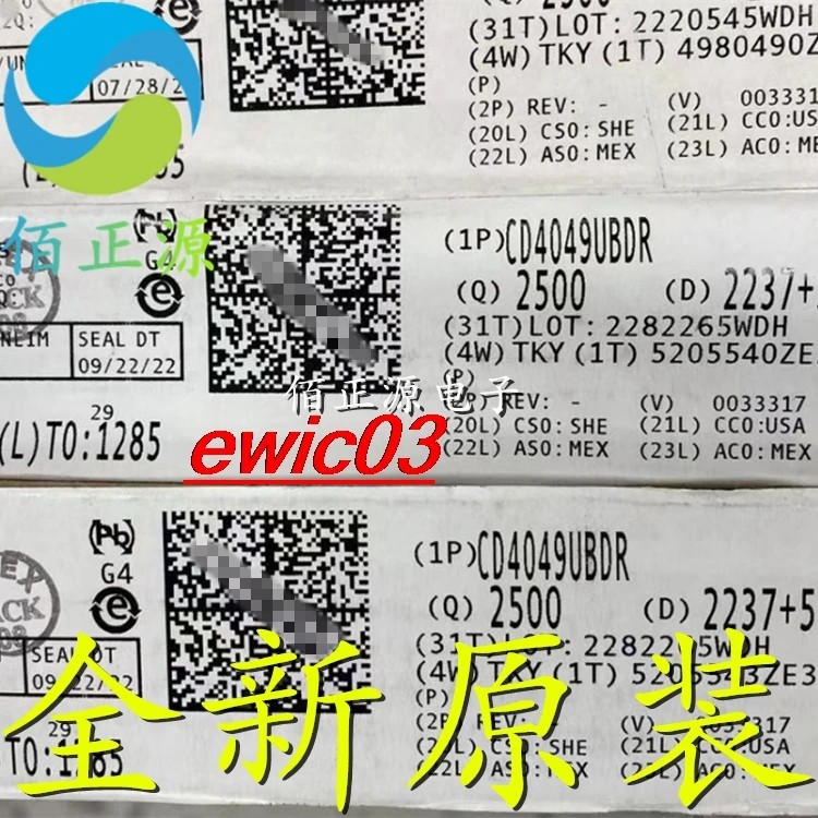 

10 шт. оригинальный стоковый CD4049UBDR SOP16/