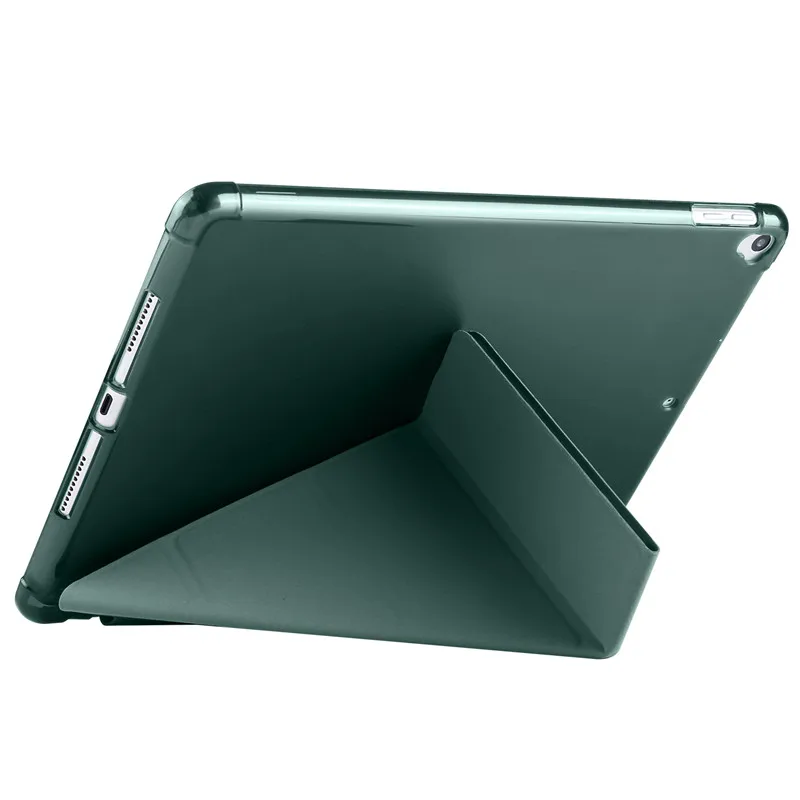 para Ipad 9th Geração Case de Couro do Plutônio Fold Suporte Capa Inteligente para Funda Ipad 10 Case para Ipad Gen Capa com Caneta Titular - Imagem 5
